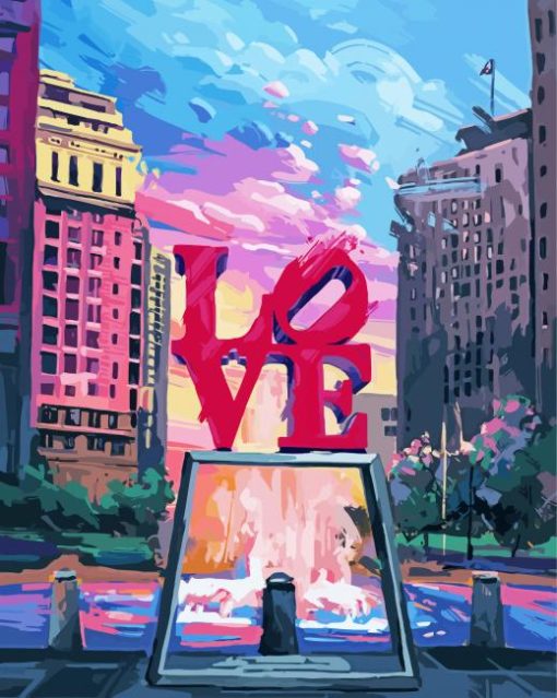 Philly Love Art Diamond Paintings