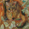 Possum Up A Gum Tree Marianne North Diamond Paintings