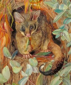 Possum Up A Gum Tree Marianne North Diamond Paintings