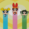 Powerpuff Girl Cartoon Diamond Paintings