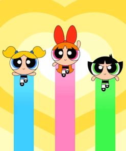 Powerpuff Girl Cartoon Diamond Paintings