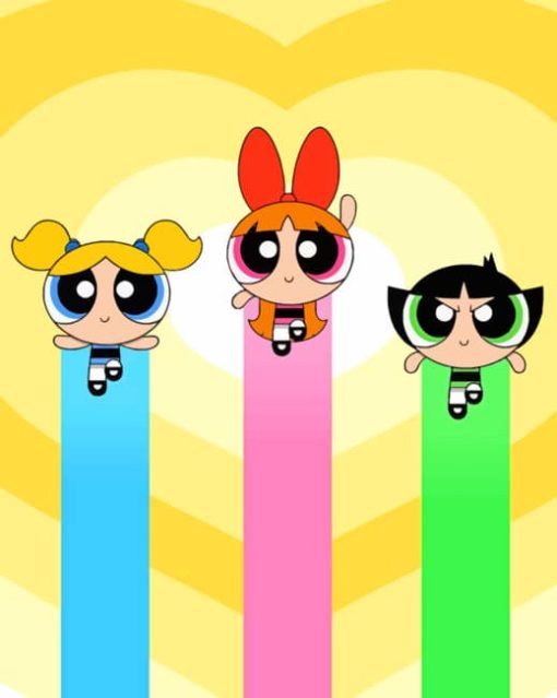 Powerpuff Girl Cartoon Diamond Paintings