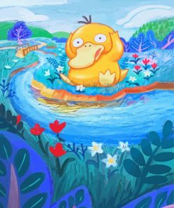 Psyduck Art Diamond Paintings