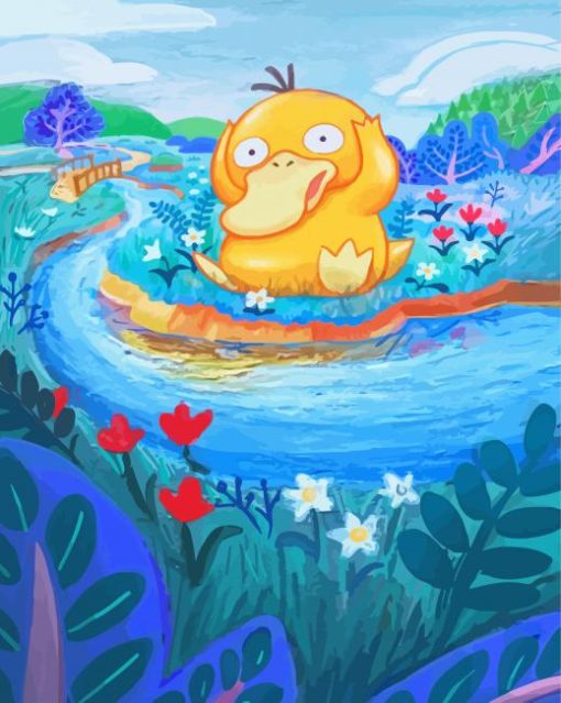 Psyduck Art Diamond Paintings