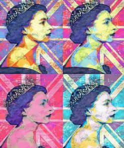 Queen Elizabeth Andy Warhol Diamond Paintings