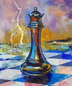 Queen Of Chess Art Diamond Paintings