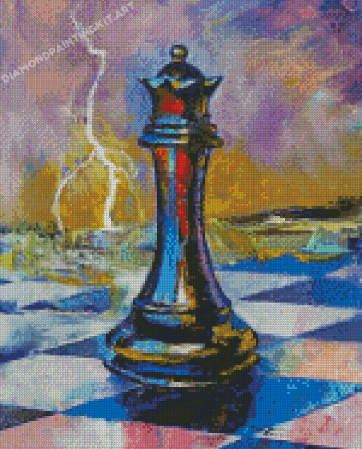 Queen Of Chess Art Diamond Paintings