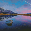 Queenstown Lake At Sunset Diamond Paintings