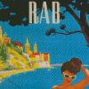 Rab Croatia Poster Diamond Paintings