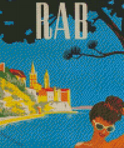 Rab Croatia Poster Diamond Paintings