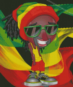 Rasta Man Art Diamond Paintings