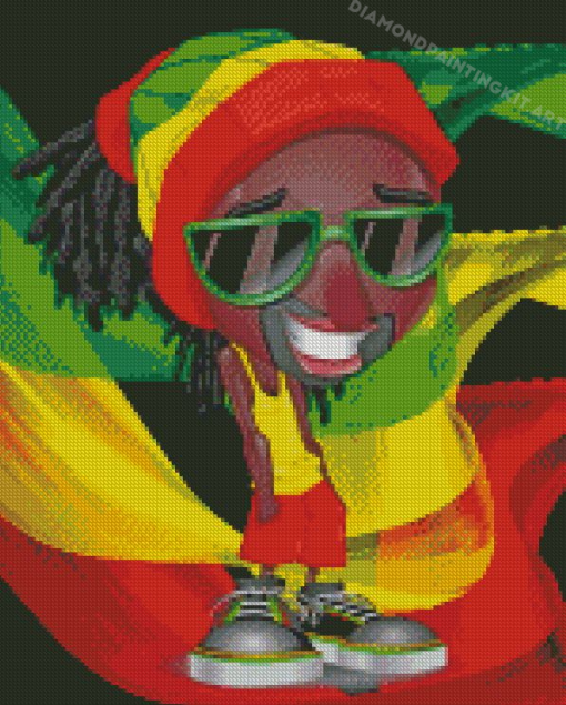 Rasta Man Art Diamond Paintings