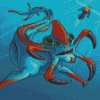 Reaper Leviathan Subnautica Art Diamond Paintings