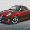 Red Daihatsu Copen Diamond Paintings