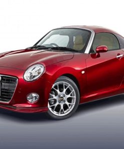 Red Daihatsu Copen Diamond Paintings