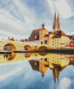 Regensburg Bridge Diamond Paintings