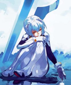 Rei Ayanami Anime Character Diamond Paintings