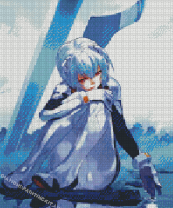 Rei Ayanami Anime Character Diamond Paintings