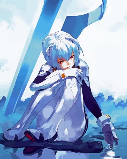 Rei Ayanami Anime Character Diamond Paintings