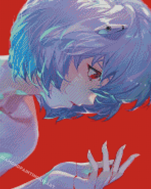 Rei Ayanami Anime Girl Diamond Paintings