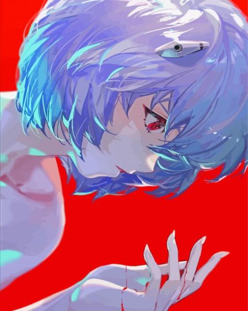 Rei Ayanami Anime Girl Diamond Paintings