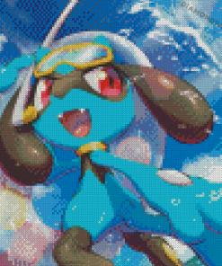 Riolu Species Art Diamond Paintings