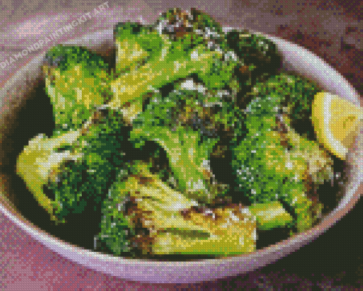 Roasted Broccoli Diamond Paintings