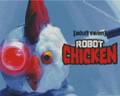 Robot Chicken Diamond Paintings