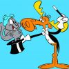 Rocky And Bullwinkle Cartoon Art Diamond Paintings