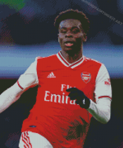 Saka Footballer Diamond Paintings