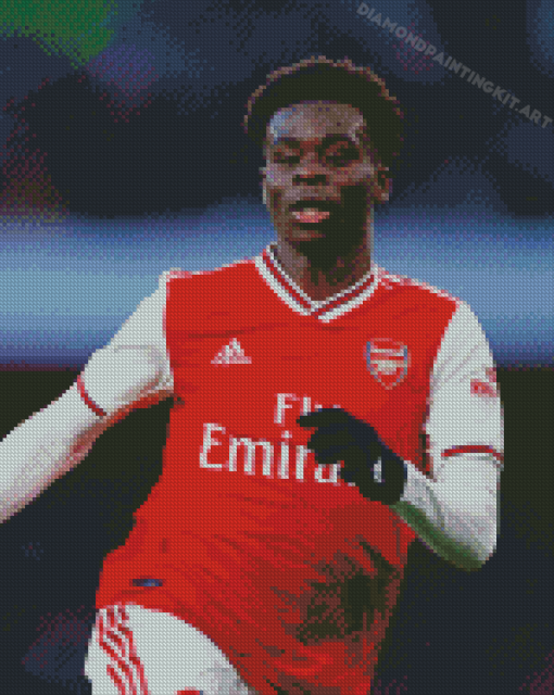 Saka Footballer Diamond Paintings