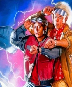 Science Fiction Back To The Future Diamond Paintings