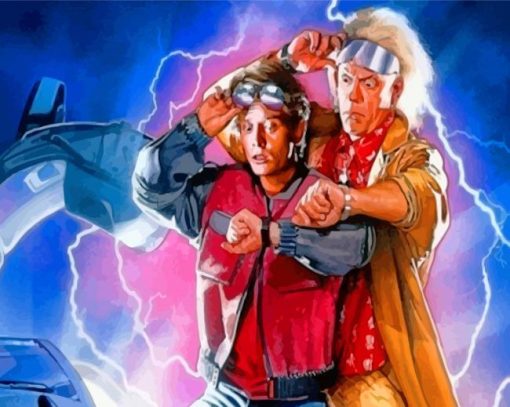 Science Fiction Back To The Future Diamond Paintings