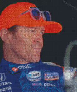 Scott Dixon Motorsport Driver Diamond Paintings