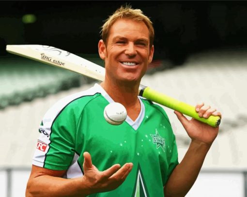 Shane Warne Diamond Paintings