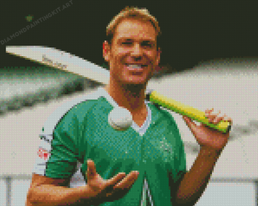 Shane Warne Diamond Paintings