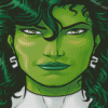 She Hulk Hero Diamond Paintings