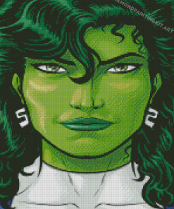 She Hulk Hero Diamond Paintings