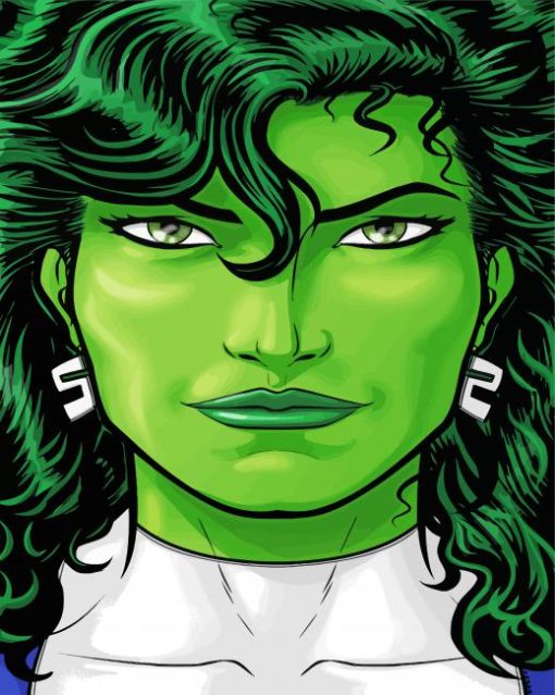 She Hulk Hero Diamond Paintings