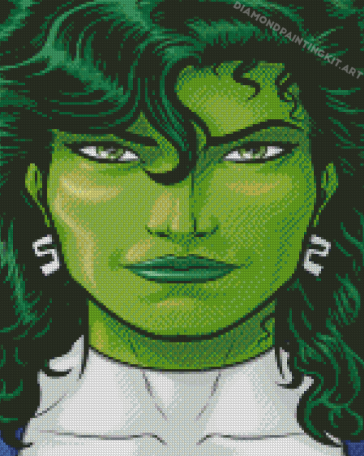 She Hulk Hero Diamond Paintings