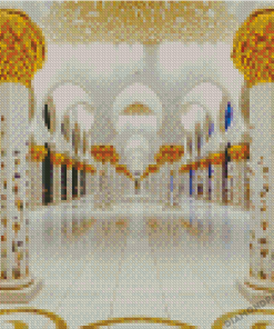 Sheikh Zayed Mosque UAE Diamond Paintings