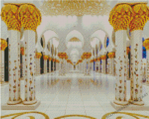 Sheikh Zayed Mosque UAE Diamond Paintings