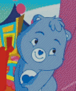 Shy Care Bears Grumpy Diamond Paintings