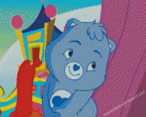 Shy Care Bears Grumpy Diamond Paintings