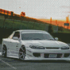 Silvia S15 White Car Diamond Paintings