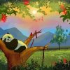 Sleeping Panda Diamond Paintings