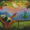 Sleeping Panda Diamond Paintings