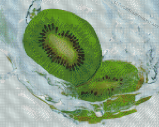 Sliced Kiwi Diamond Paintings