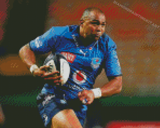 South African Rugby Union Player Cornal Hendricks Diamond Paintings