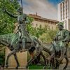 Spain Madrid Monument Don Quixote Diamond Paintings